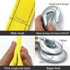 3 Ton Capacity Car Tow Cable Hooks Included Trailer Straps Pull Rope Heavy Duty Tow  Trailer Use