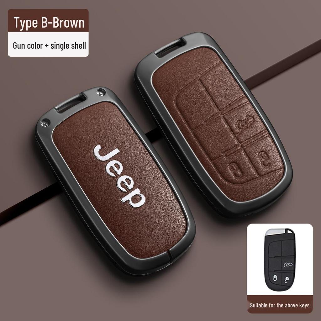 Jeep Key Case for Compass, Renegade, Cherokee, Grand Commander