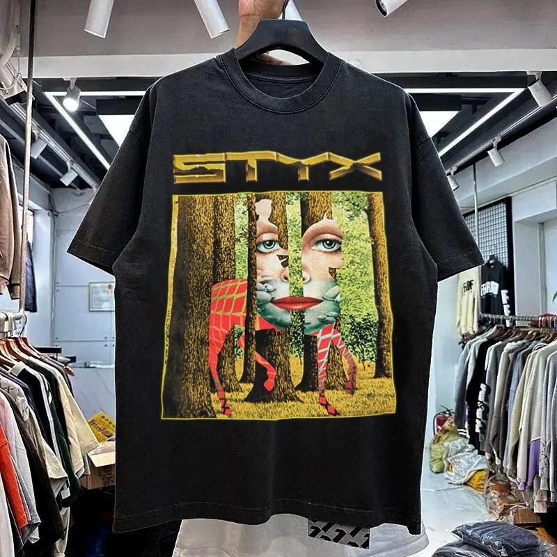 Styx Band Tour Vintage 1996 Return to the Paradise Theater T-Shirt KH16138 Unisex T-Shirt M