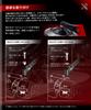 Kaedear Motorcycle Left and Right Blue Aluminum Vehicle Inspection Black Super Water Six Vision Classic Mirrors, Folding, 10mm/8mm, Set, Universal,
