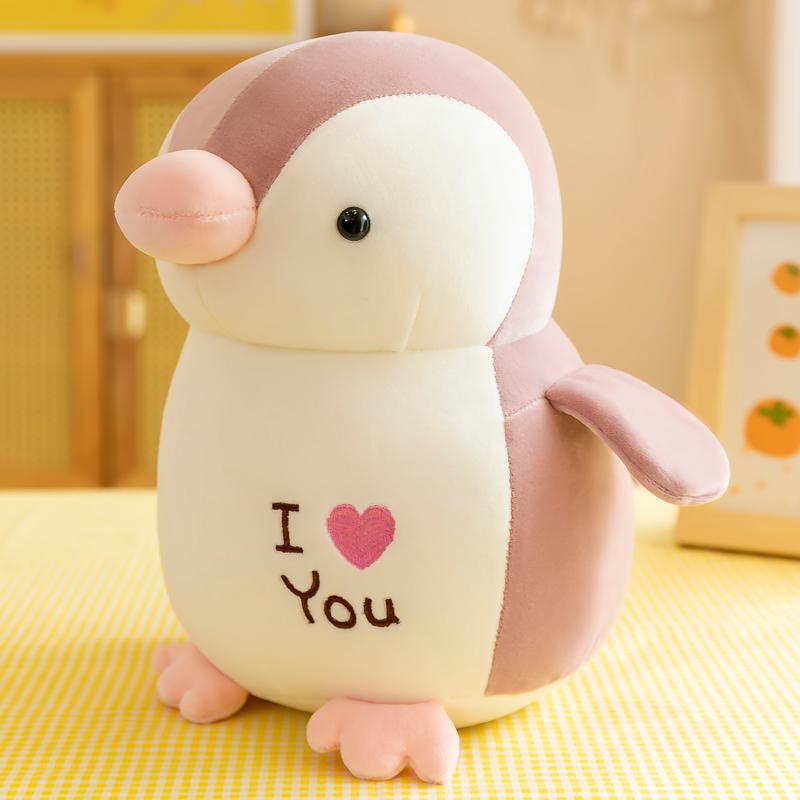 30cm Cute Soft Love Penguin Plush Toys Office Pillow Home Comfort Cushion Child Decor Christmas Gift Cotton Doll Stuffed Toys