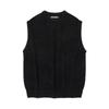 Vivastudio Star-Checked Knit Vest [Black]