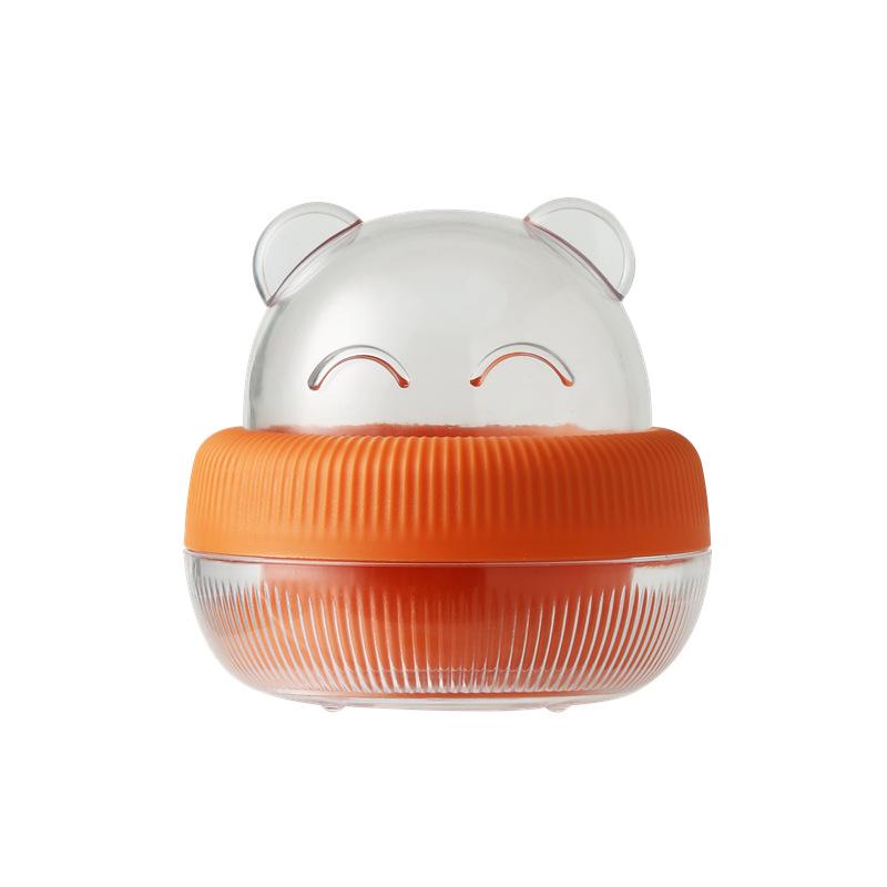Little Bear Space Capsule Makeup Sponge & Cotton Pad Dustproof Storage Box