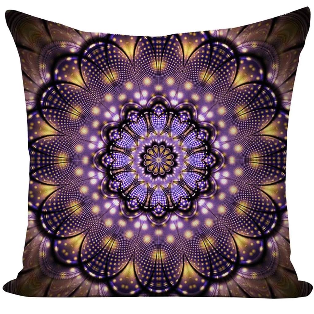 Mandala Muster Bedruckte Kissenhülle Sofakissenbezug Heimdekoration Wohnzimmer Schlafzimmer