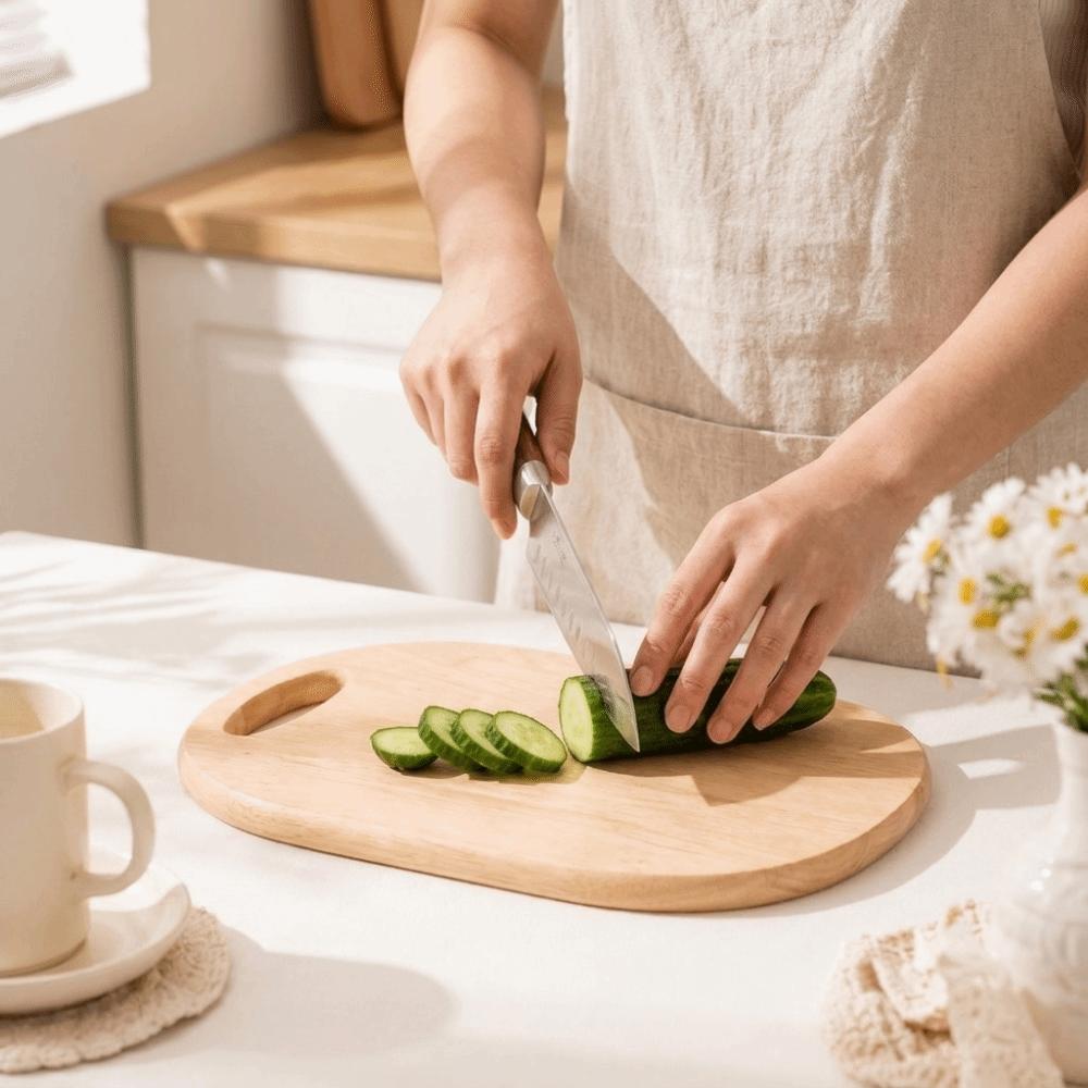 Non-Slip Wooden Cutting Board Thickened Bread Cutting Board Cutting Plate Mat Cooking
