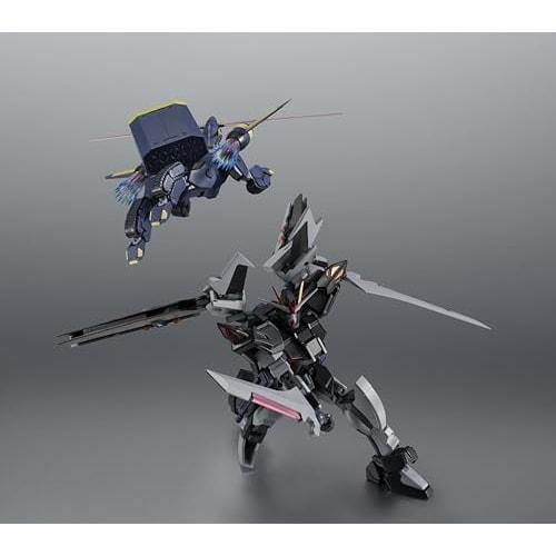 TAMASHII NATIONS ROBOT SPIRITS Mobile Suit Gundam SEED C.E.73 -STARGAZER- GAT-X105E+AQM/E-X09S Strike Noir Gundam ver. A.N.I.M.E. Approximately 125mm