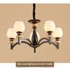 Modern and Simple Chandelier, Ceramic Dining Room Light Study and Bedroom Lamp
