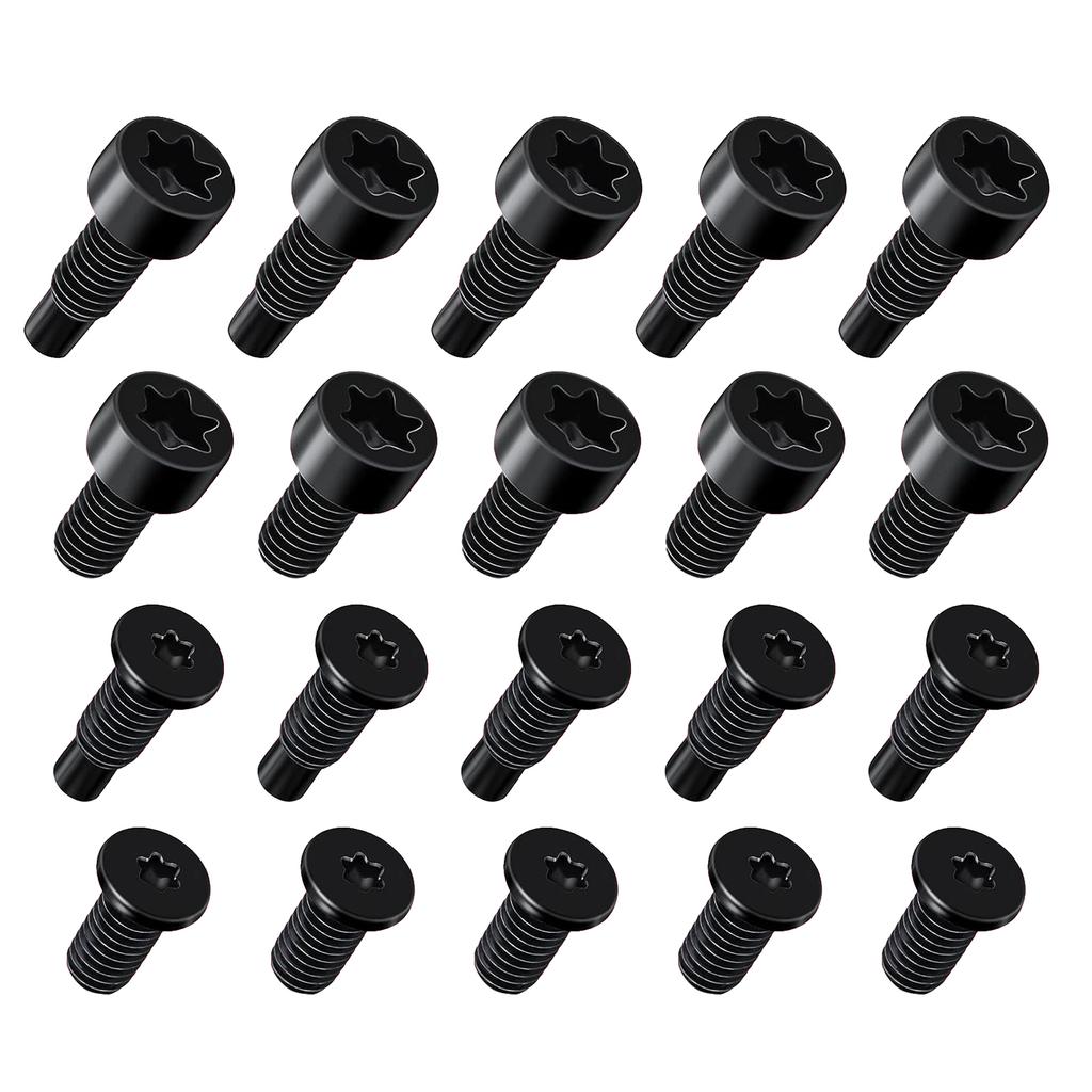 20-piece/set Ring Doorbell Security Screws Bolts Replacement Rings Doorbell Screws Quick Fixing for Video Doorbell