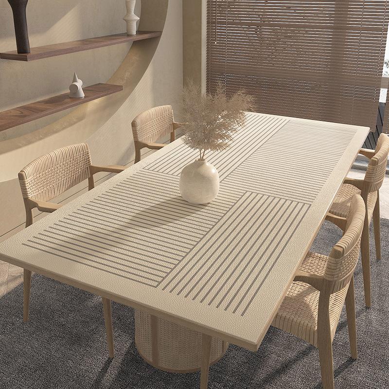 

Водонепроницаемый кожаный коврик для стола Легко чистится Высокотемпературостойкий Защитник стола Маслостойкий Коврик для обеденного стола Для дома и кухни 80 x 140cm