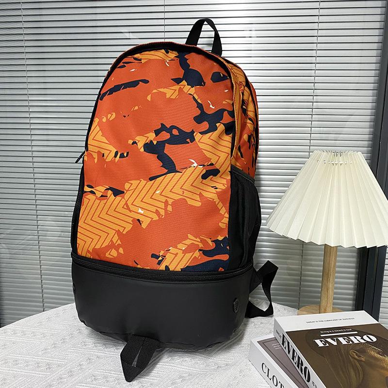 Men's Colorful Multifunctional Football Training Backpack with Shoe Compartment and Large Capacity
