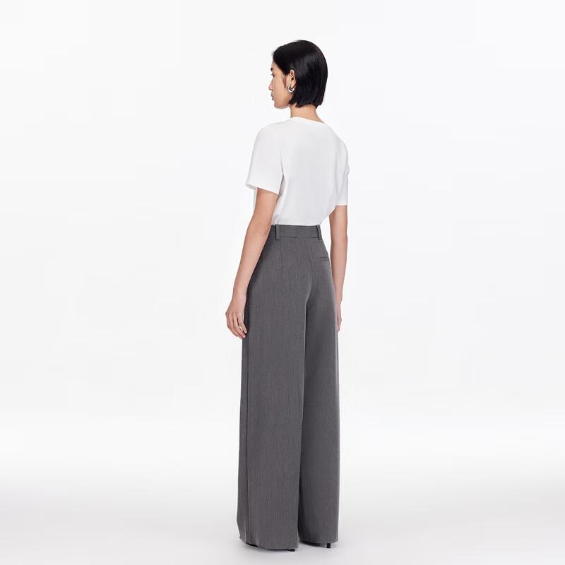 VEROMODA 2025 Autumn Pleated High-Waist Wide Leg Pants