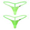 Pánské spodní prádlo tanga s průhlednou síťovinou Sexy průhledné pánské bikiny kalhotky s nízkým vzestupem
