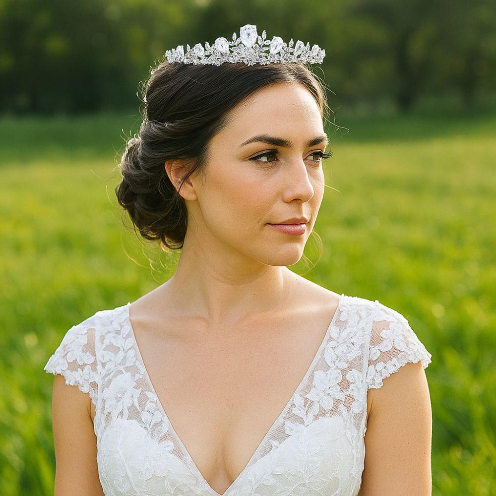 Shining Wedding Hair Crown Luxury Girls Princess Crown Dress Up Crystal Tiara  Celebration