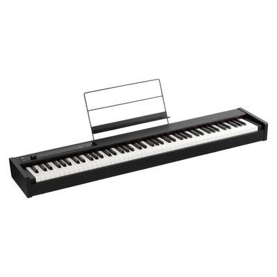 KORG D1 88klávesové digitální piano pro začátečníky, Vyrobeno v Japonsku Klávesnice RH3, Tlumičový pedál, Včetně notového stojanu, Opakované noty, Černé