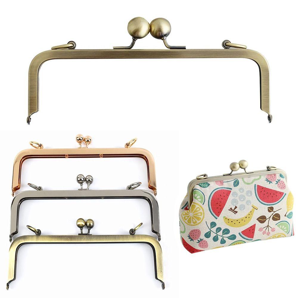 Mini Metal Purse Frame Kiss Clasp Bag Hardware Vintage Bag Kiss Clasp Lock Purse Frame Bag Making