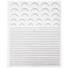 12Pcs/1pcs Nail Lines Strip Stickers Gold/Silver Metal CurveStrip Tape Decals Self-Adhesive Slider DIY Manicure Nail Art Sticker