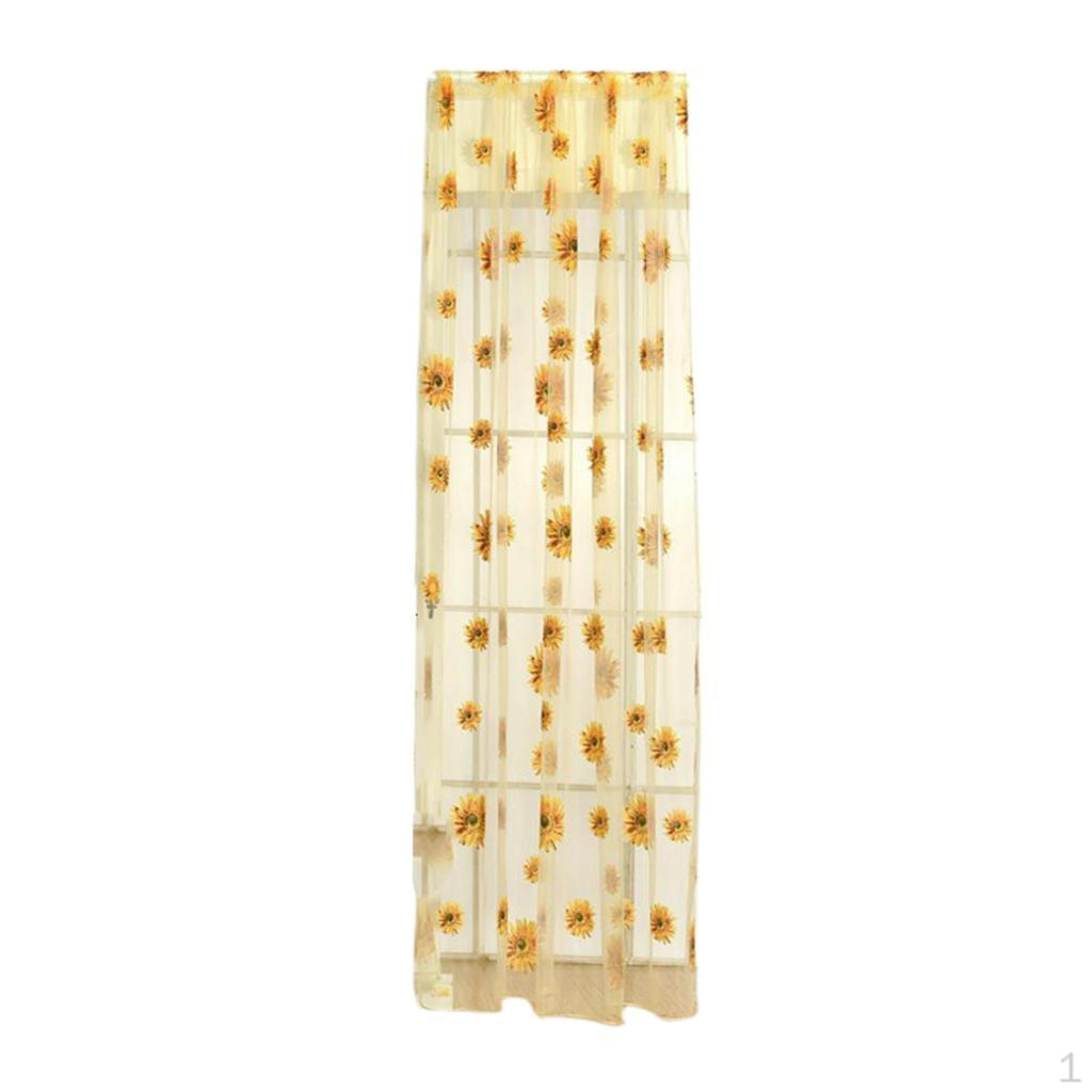 

Scarf Voile Door Window Curtain Drape Panel Valances 100 Pieces 200cm