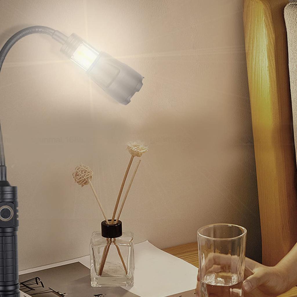 LED Work 1000LM Magnetic Flexible LED Flashlight with COB Side Light for Outdoor Use Light,