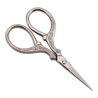 DIY Cross Stitch Antique Sewing Shears Dresser Embroidery Tool Small Scissor(bronze)