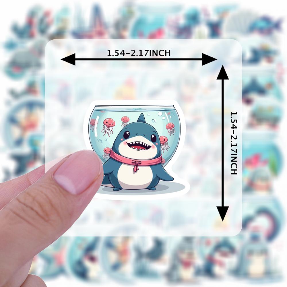 35-150pcs Arctic Marine Animal Stickers Waterproof Diy Surfboard Skateboard Phone Cup Teacher Reward Stickers Supplies