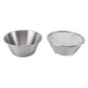 Microporous Structure Rice Strainer Beige Silver Strainer with Bowl Colander with Bowl  Meal Prep