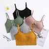 646 Seamless Strapless Camisole Bra - No Underwire, Beautiful Back Design, Anti-Exposure, with Wrap Chest Base Layer.