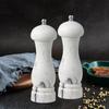 2pcs 6 Inch Salt Pepper Mill Manual Spices Bottle Marbled Salt Pepper Grinder  Restaurant