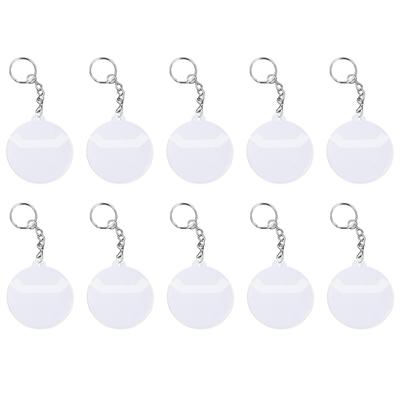 YINKE Keychain Badge 58mm Pack of Highly Protects and Stores Protects and Prevents Perfect for Ita Anime and Round Covers, Compatible, 10,