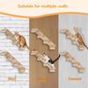 Solid Wood Cat Climbing Shelf Steps Space Saving Cat Climbing Structure  Living Room