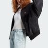 adidas Women's Reversible Velvet Splicing Bomber Jacket Black IA3173