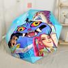 Future Heroes Unite Portable Automatic Umbrella Compact 8-Rib weight Foldable Design for Women/Men Stylish Accessory