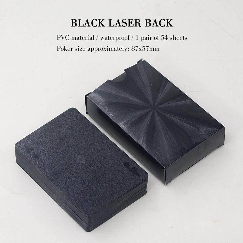 100% PVC Spielkarten Kunststoff Poker Kartenspiel Wasserdicht Poker Texas Hold'em Blackjack Spiel Dropshipping Gold Karte Brettspiel