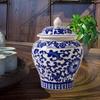 Ceramic Ginger Jar, Asian Jar Crafts Mandarin Gift Multi Purpose Chinoiserie Porcelain Jars