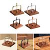 Wooden Table Napkin Organizer Aluminum Paper Towel Dispenser Holder for Banquet Kitchen Dining Table