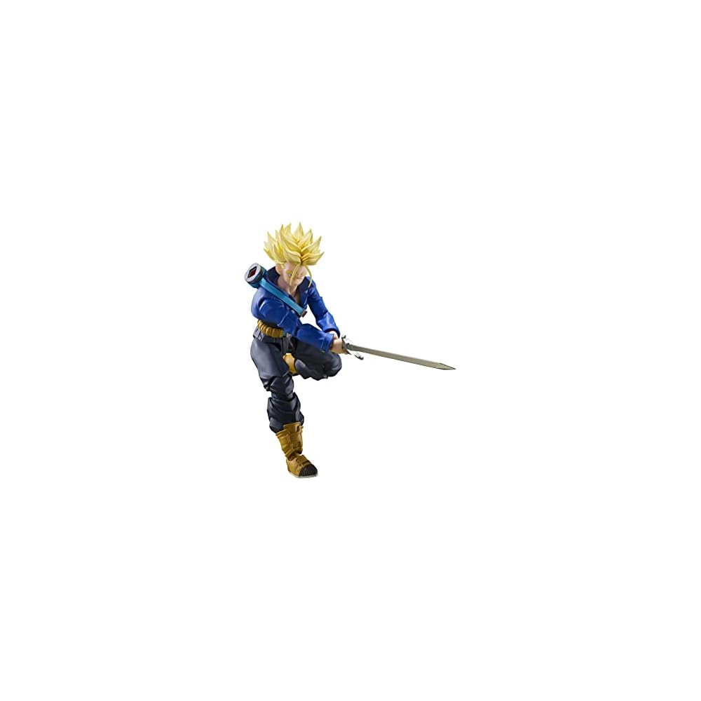 

TAMASHII NATIONS S.H. Figuarts Dragon Ball Z Super Saiyan Trunks Future Boy 140mm PVC ABS Action Figure