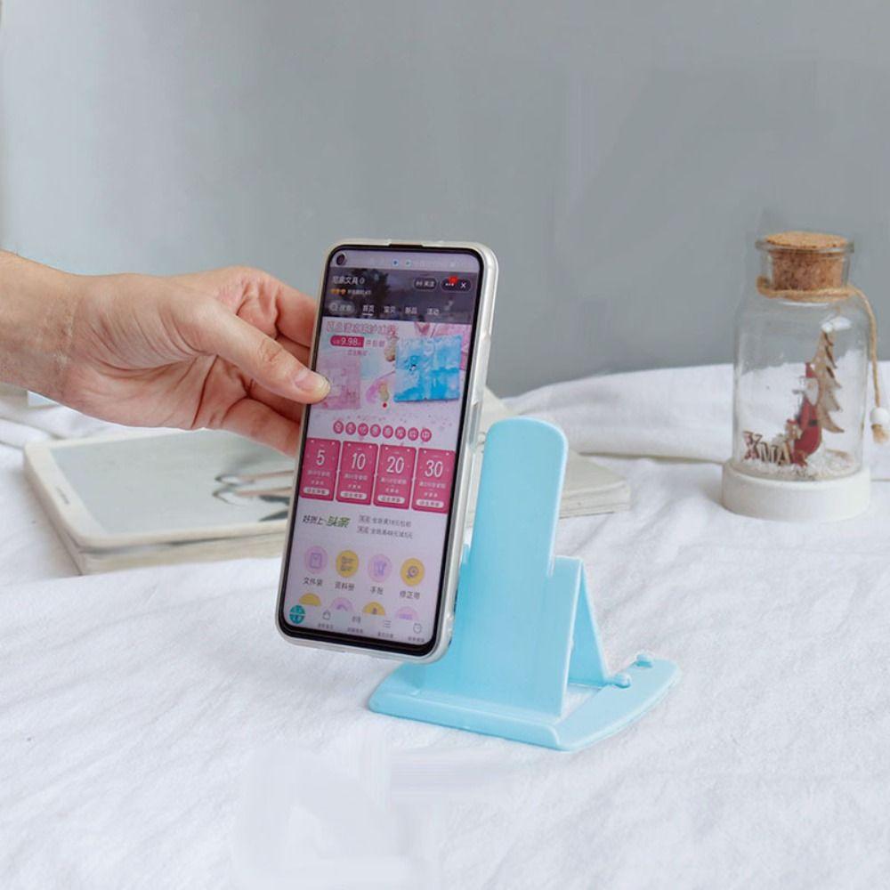 Plastový skládací držák na stolní telefon, nastavitelný držák na mobilní telefon, příslušenství pro mobilní telefony
