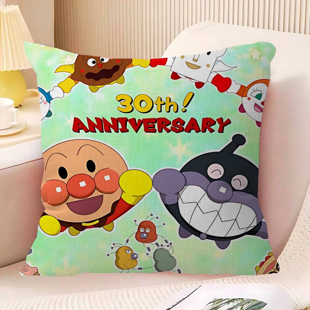 Classic Anime AAnpanmans Pillowcase Toon Gift Cushion Cover Bedroom Home Sofa Chair Seat Decor Pillow Case