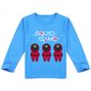 Squid Game 3D Printed Long Sleeved T-shirt  Game Picture Unisex Y449