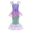Kids Princess Costume Girls Elsa Anna Dress Carnival Cosplay Snow White Aurora Moana Rapunzel Mermaid Belle Party Outfits