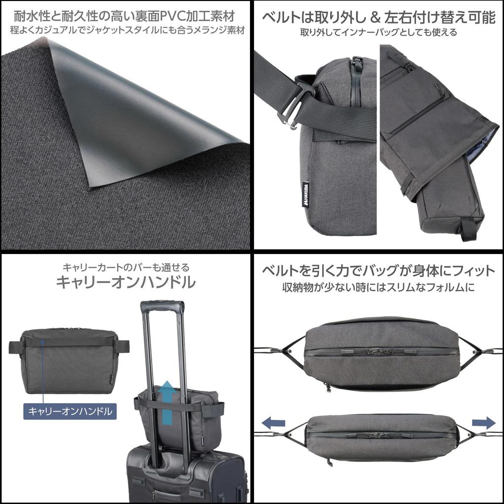 HAKUBA Plus Shell City Sling 4 G05 AZ Camera Top for Everyday 4977187001815 Bag, Black, Access, Use, AMZSP-CT05SL4BK,