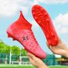 Men Football Boots Breathable Professional Turf Training Soccer Shoes Outdoor Non-slip Long Spikes Adult Futsal Football Shoes
