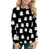 Children's Long-sleeved O-neck Top Printed Daily Casual
