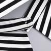 Modern Black White Striped Faux Collar Insert Detachable Collar False Lapel Blouse Collar False Collar Fashion Statement
