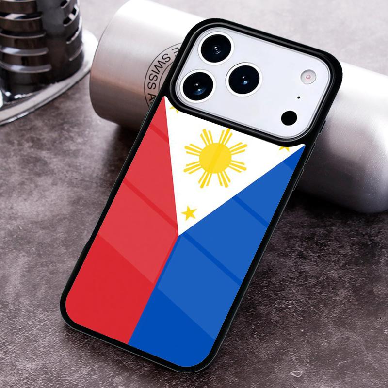 Philippines Flag Phone Case for iPhone 17 16 15 Pro Max Air 14 13 12 11 Plus Shockproof Capa Cover