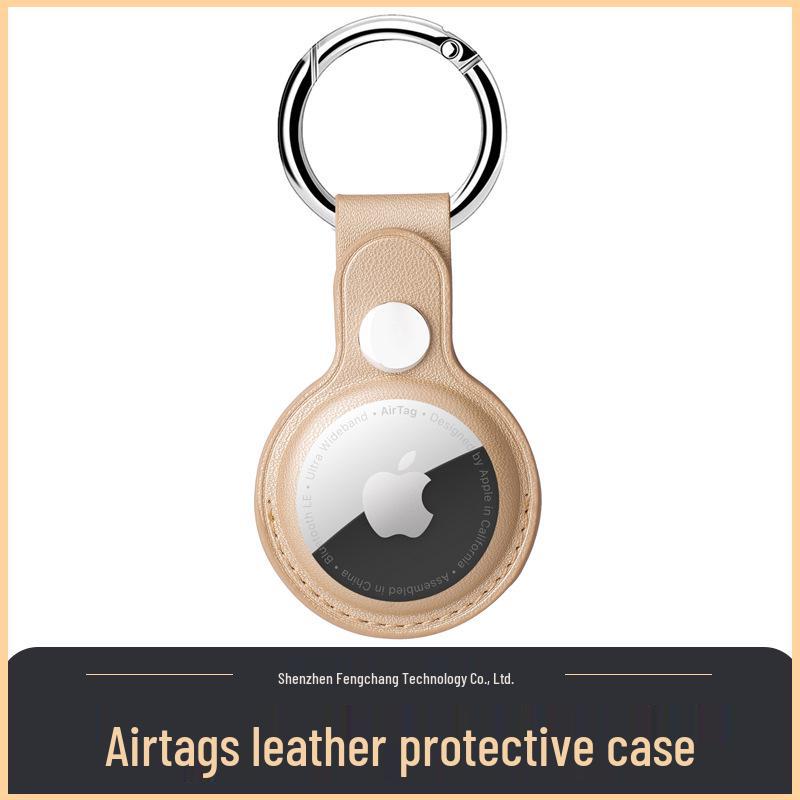 Leather Anti-Lost Protective Case for Apple AirTag 1/2