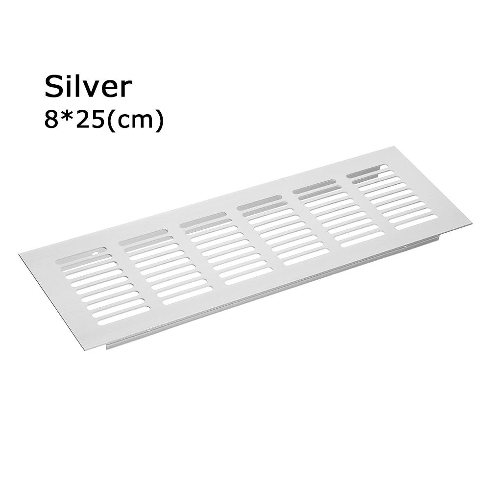8 Sizes Aluminum Alloy Cabinet Air Vent Ventilator Grille Decor Cover Closet Shoe Wardrobe Mesh Hole Cover Hardware Daily Tools