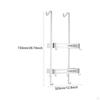 Bathroom Shower Hanging Rack Organizer Durability Easy To Install with Suction Cups Space Saving
