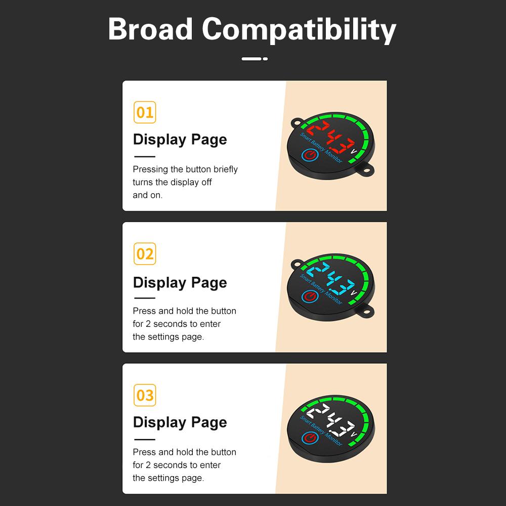 DC 7-55V 3S-14S Acid/Lithium Universal Battery Charge Indicator Board Battery Level Indicator Voltage Battery Charging Tester