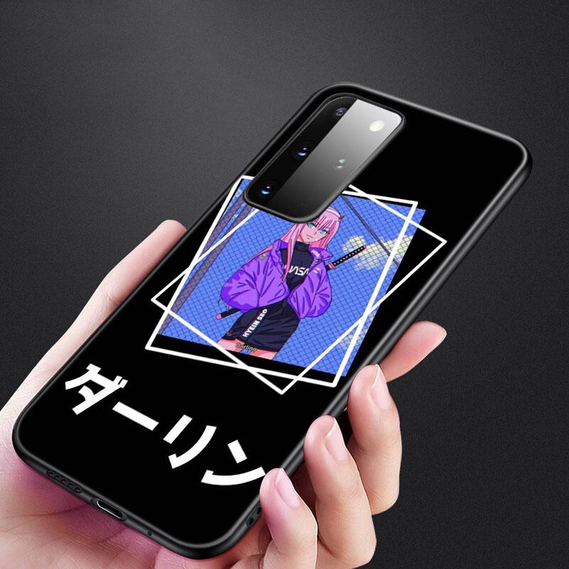 Zero Two Darling in the FranXX Anime-Hülle für Samsung Galaxy S20 S21 FE S10 Lite Note 20 10 Lite S8 S9 S10E S10 Plus Ultra Cover