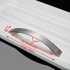 NAIERDI Aluminum Alloy Furniture Handle Brushed Silver Kitchen Door Handles Cabinet Handles Drawer Knobs Wardrobe Drawer Pulls